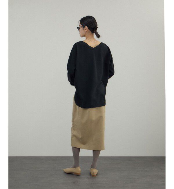 SALON adam et rope'「トリアセボートリブブラウス / セットアップ対応」|シャツ・ブラウス|