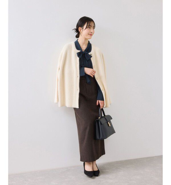 VIS「ランダムピンタックボウタイブラウス」|シャツ・ブラウス|