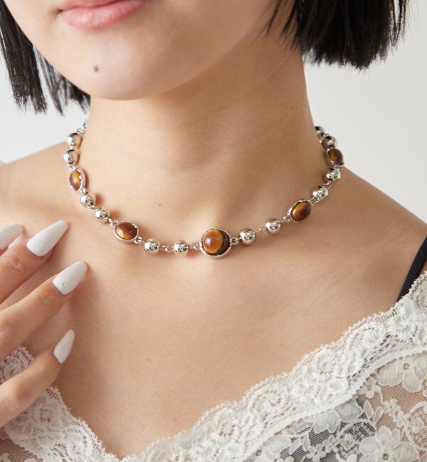  「ロウアンバーネックレス」|ネックレス|