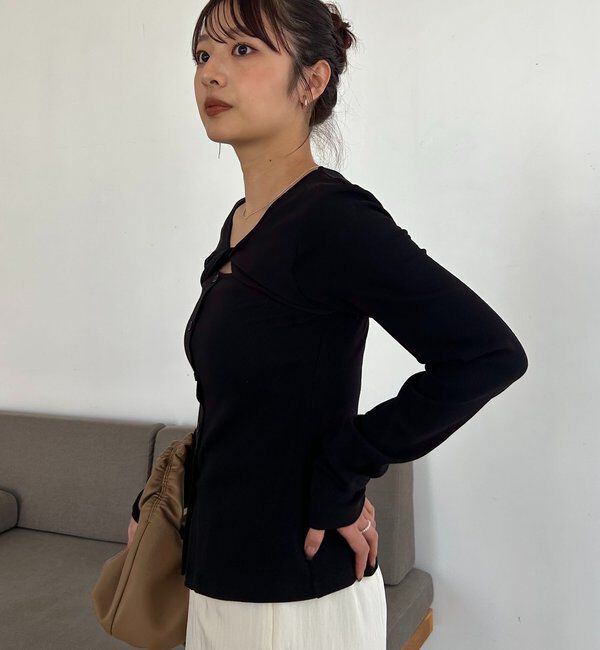  「ツイストネックT」|Tシャツ・カットソー|