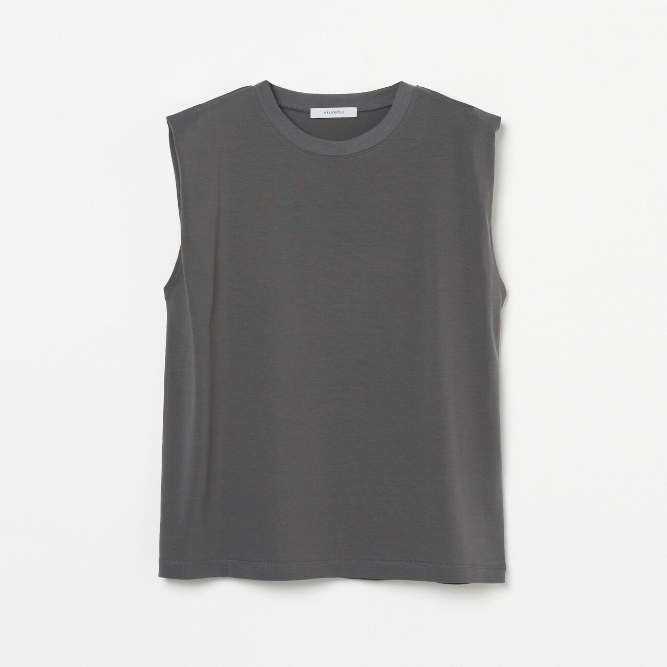 HELIOPOLE「HELIOPOLE SHOULDER TUCK TEE」|Tシャツ・カットソー|ミディアムグレー