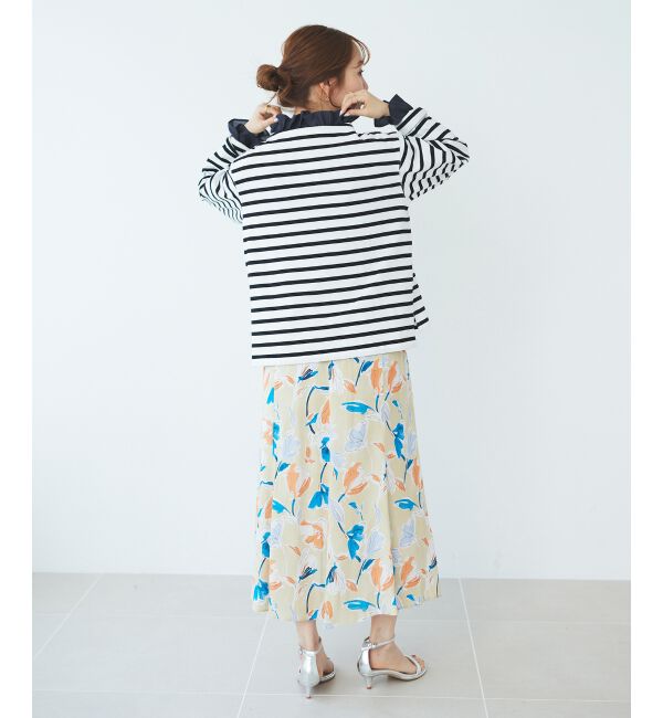 le.coeur blanc「IPEKERフラワーフレアスカート」|スカート|