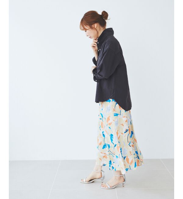 le.coeur blanc「IPEKERフラワーフレアスカート」|スカート|