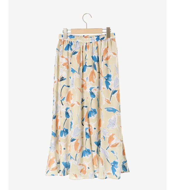 le.coeur blanc「IPEKERフラワーフレアスカート」|スカート|