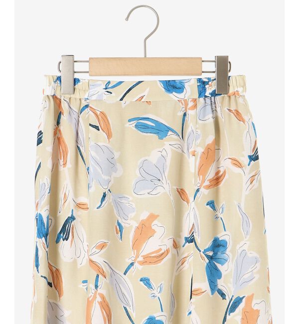 le.coeur blanc「IPEKERフラワーフレアスカート」|スカート|