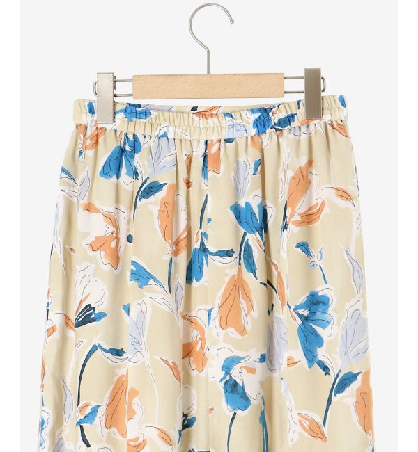 le.coeur blanc「IPEKERフラワーフレアスカート」|スカート|