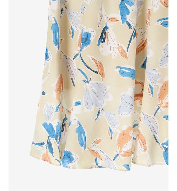 le.coeur blanc「IPEKERフラワーフレアスカート」|スカート|