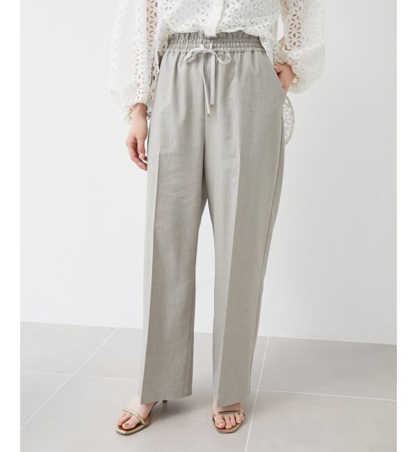 le.coeur blanc「《毎年人気！履きやすさ抜群！》アサレチックイージーワイドパンツ」|その他|