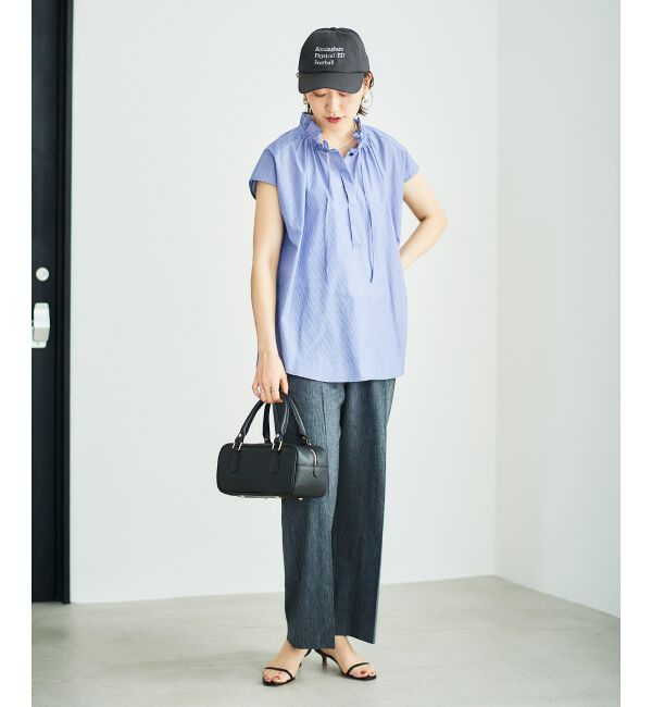 le.coeur blanc「《毎年人気！履きやすさ抜群！》アサレチックイージーワイドパンツ」|その他|