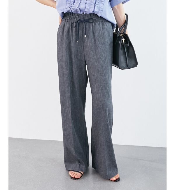 le.coeur blanc「《毎年人気！履きやすさ抜群！》アサレチックイージーワイドパンツ」|その他|