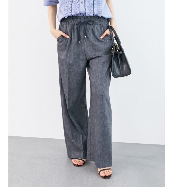 le.coeur blanc「《毎年人気！履きやすさ抜群！》アサレチックイージーワイドパンツ」|その他|