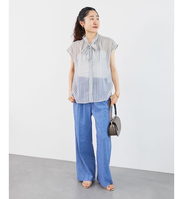 le.coeur blanc「《毎年人気！履きやすさ抜群！》アサレチックイージーワイドパンツ」|その他|