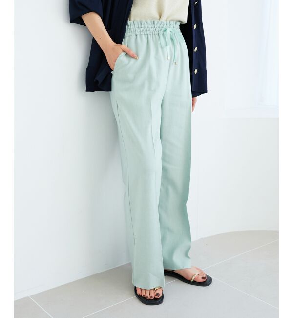le.coeur blanc「《毎年人気！履きやすさ抜群！》アサレチックイージーワイドパンツ」|その他|