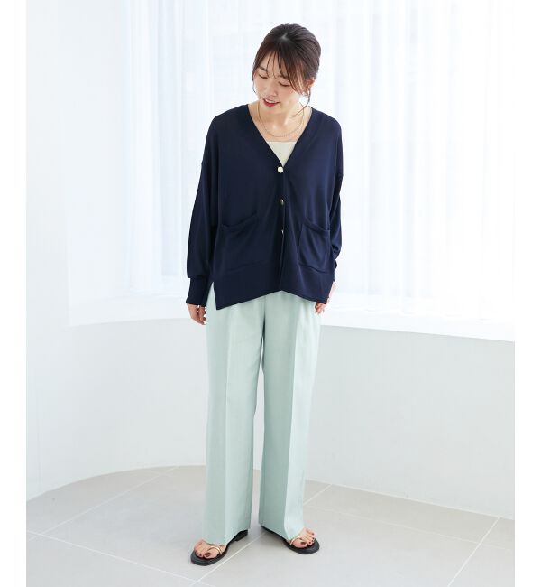 le.coeur blanc「《毎年人気！履きやすさ抜群！》アサレチックイージーワイドパンツ」|その他|