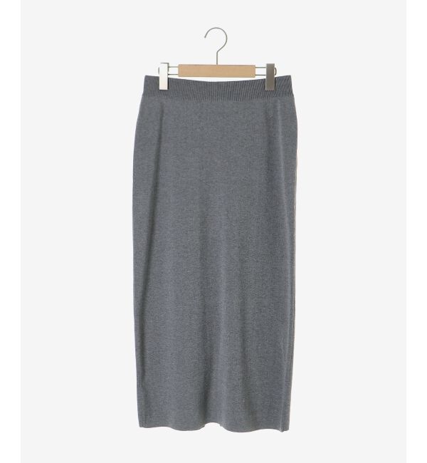  「スウェットライクニットスカート」|スカート|