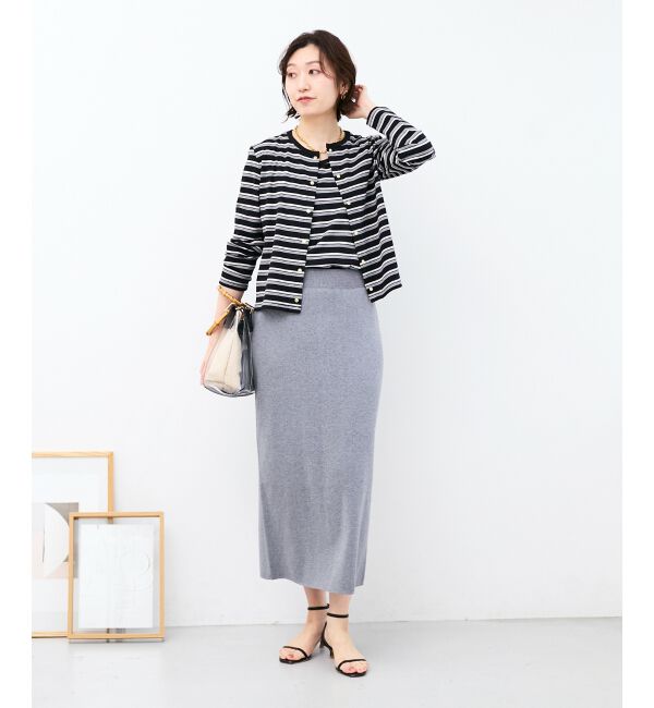  「スウェットライクニットスカート」|スカート|