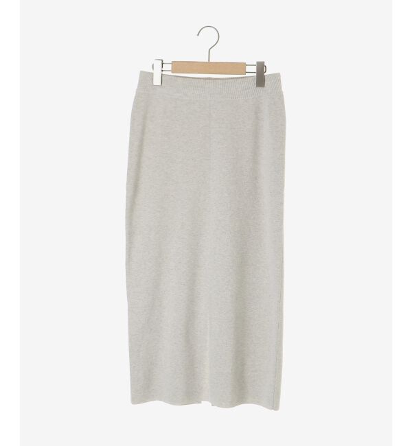  「スウェットライクニットスカート」|スカート|