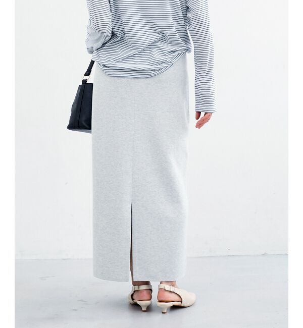  「スウェットライクニットスカート」|スカート|