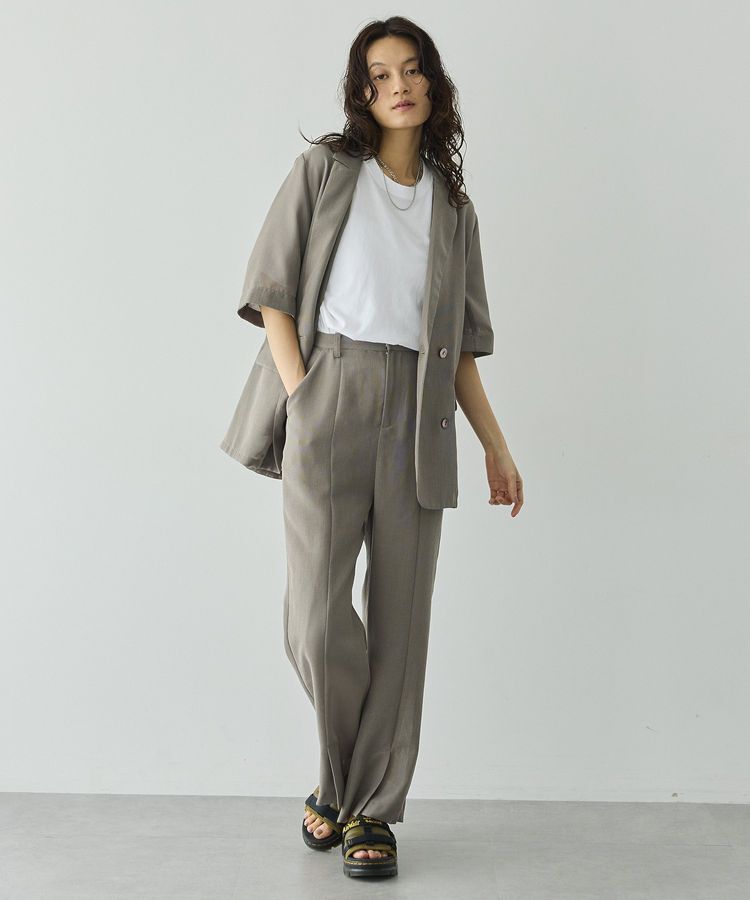 GARAGE OF GOOD CLOTHING「シアーメッシュフロントスリットパンツ」|その他|