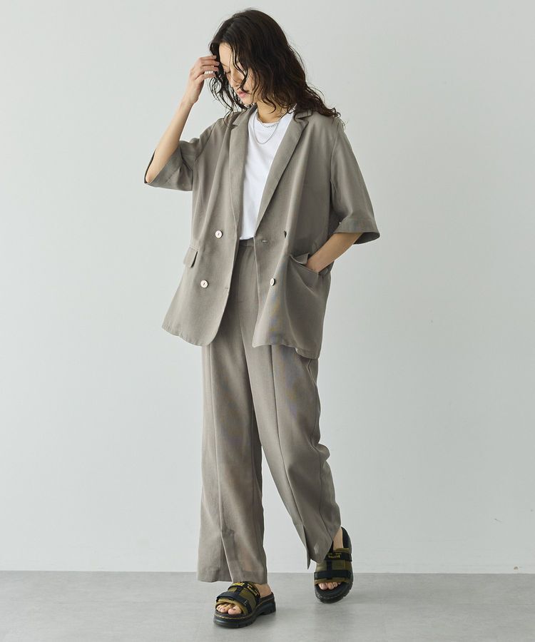 GARAGE OF GOOD CLOTHING「シアーメッシュフロントスリットパンツ」|その他|