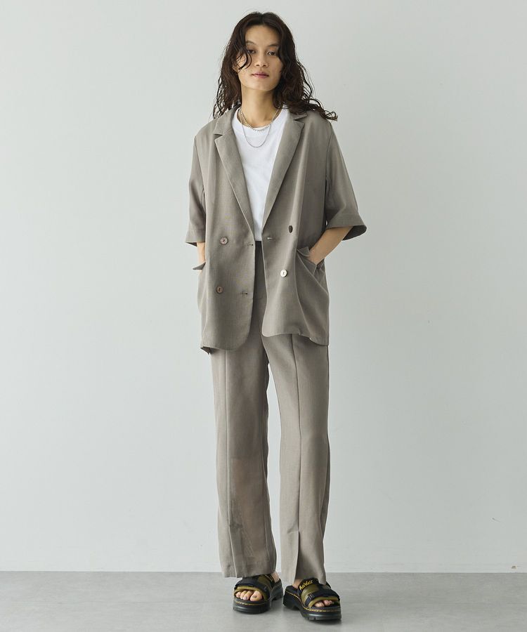 GARAGE OF GOOD CLOTHING「シアーメッシュフロントスリットパンツ」|その他|