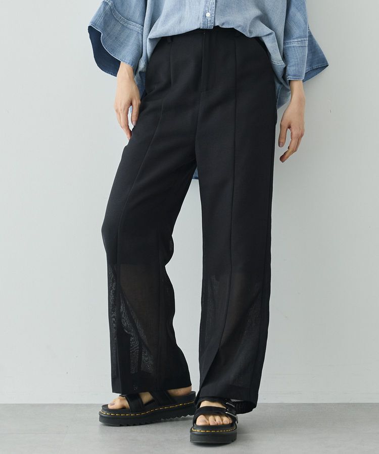 GARAGE OF GOOD CLOTHING「シアーメッシュフロントスリットパンツ」|その他|