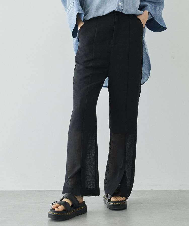 GARAGE OF GOOD CLOTHING「シアーメッシュフロントスリットパンツ」|その他|