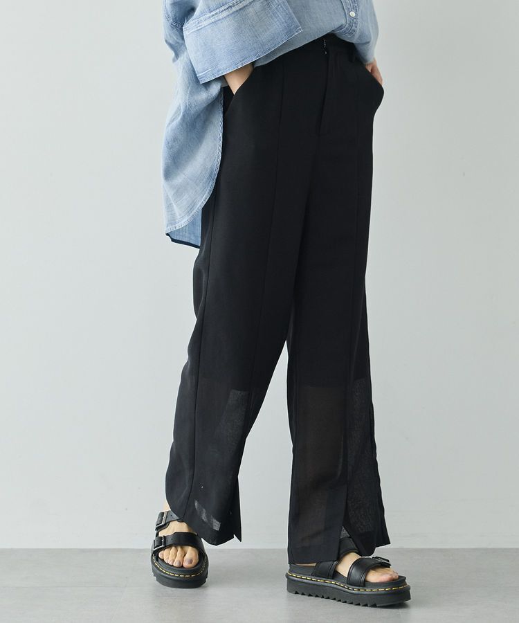 GARAGE OF GOOD CLOTHING「シアーメッシュフロントスリットパンツ」|その他|