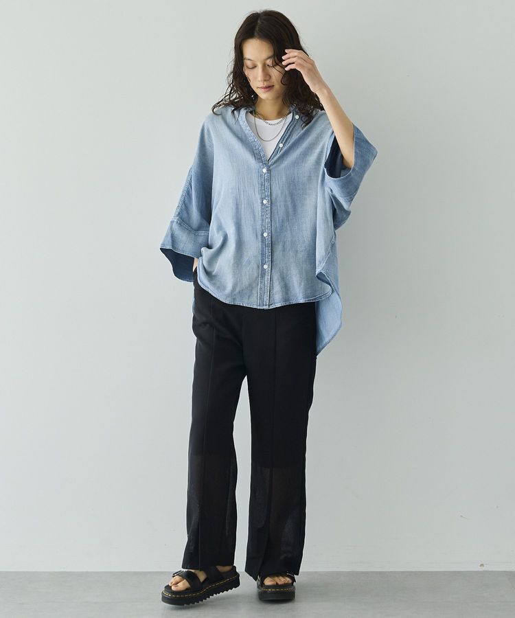 GARAGE OF GOOD CLOTHING「シアーメッシュフロントスリットパンツ」|その他|