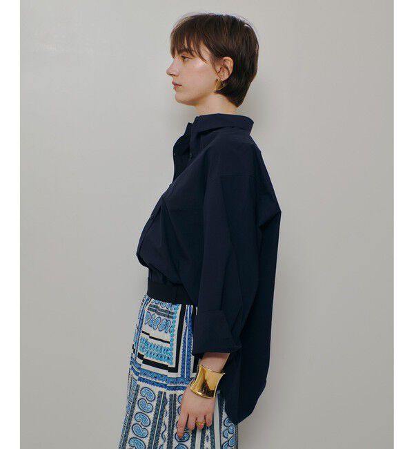 allureville「〈WEB・一部店舗別注〉バレルスリーブシャツ」|シャツ・ブラウス|