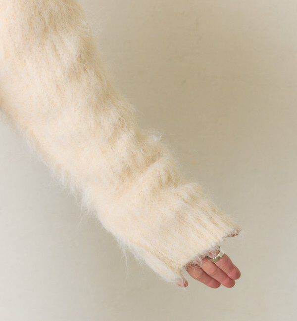  「起毛Vネックニットプルオーバー」|キャミソール|