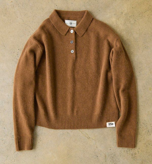  「【25th】FOX混ニットポロ」|ニット・セーター|