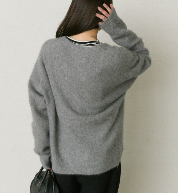  「【25th】FOXウールニットVネックカーディガン」|カーディガン|