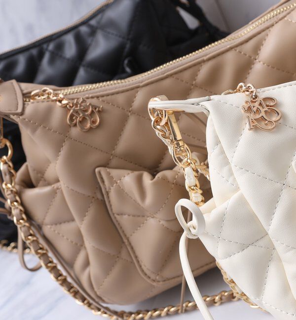  「キルティングリボンボーホーバッグ」|ショルダー・メッセンジャー|