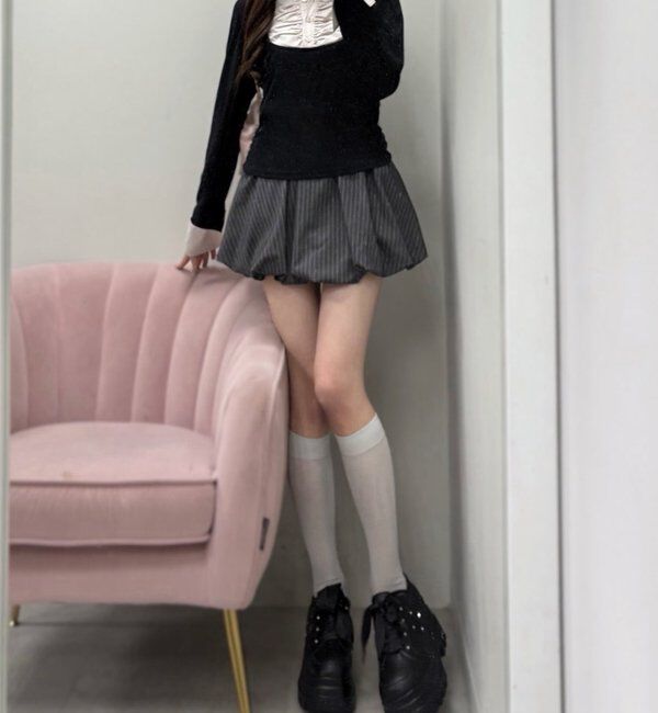  「【ピンク・ブラウン・ブラック】ビジュー付きトリプルソールスニーカー」|その他|