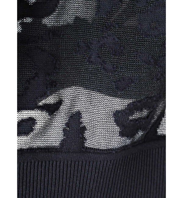 mizuiro ind「mizuiro ind メッシュ刺繍ポロプルオーバー」|Tシャツ・カットソー|