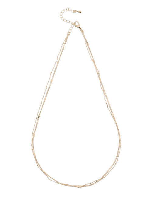 Te chichi「2連ネックレス」|ネックレス|ゴールド