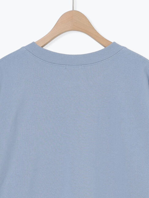 Samansa Mos2「裏起毛ロゴ刺繍スウェット」|Tシャツ・カットソー|