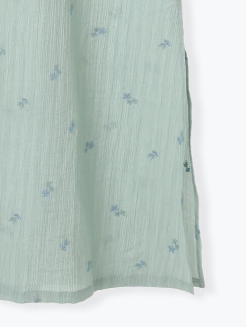 Samansa Mos2「シアー楊柳刺繍キャミソールワンピース」|ワンピース|