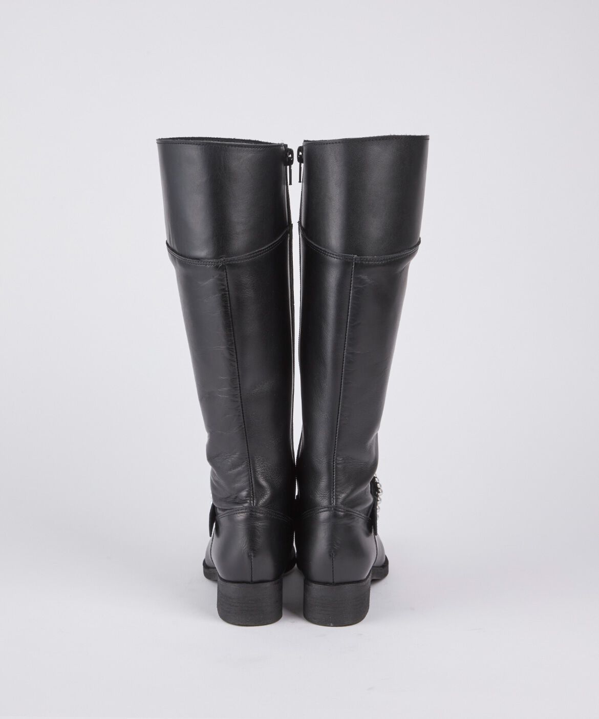 Maglie le cassetto「パールビジューロングブーツ」|ロングブーツ|