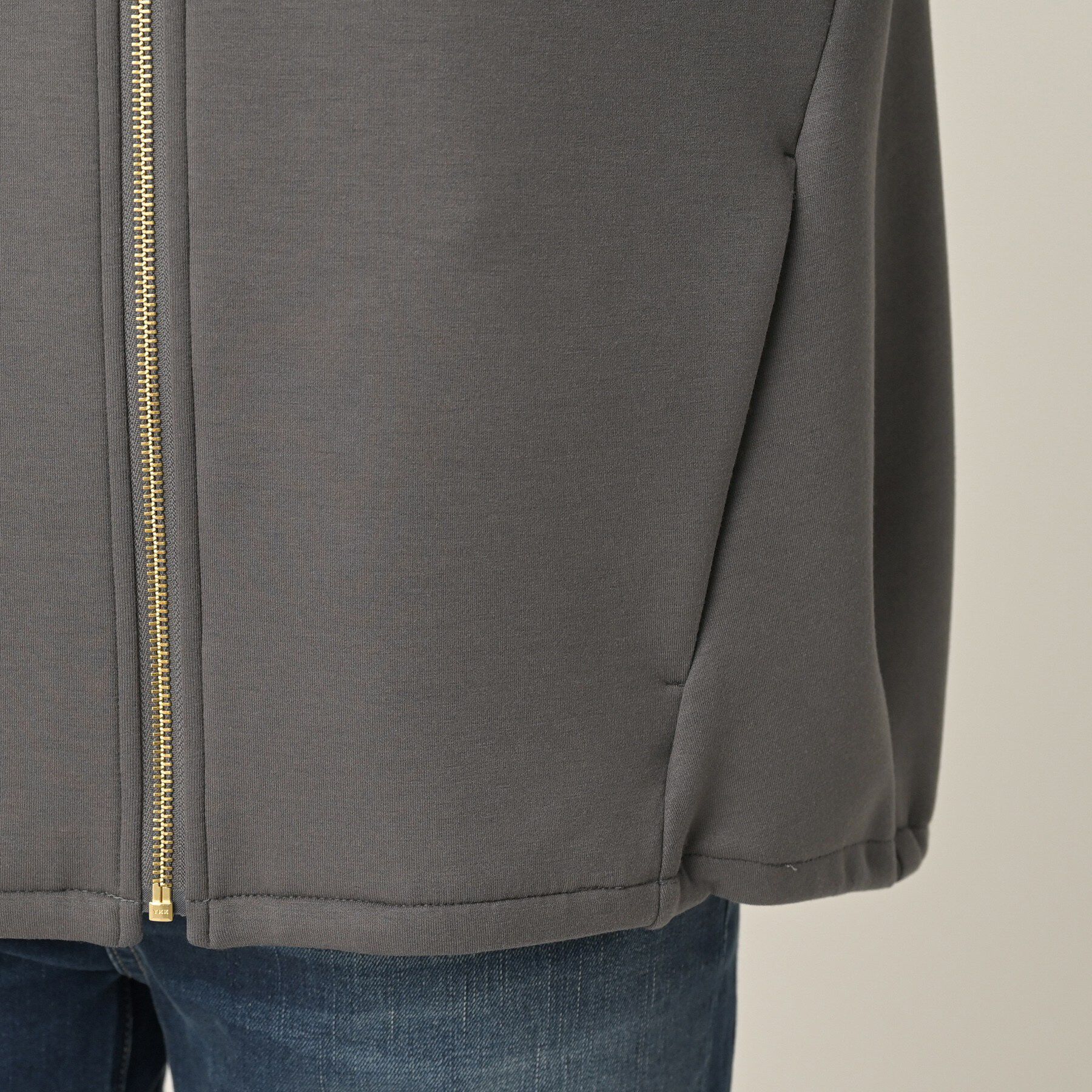 UNTITLED「【春アウター/ゆったり】ダンボールジップブルゾン」|ブルゾン・スタジャン|