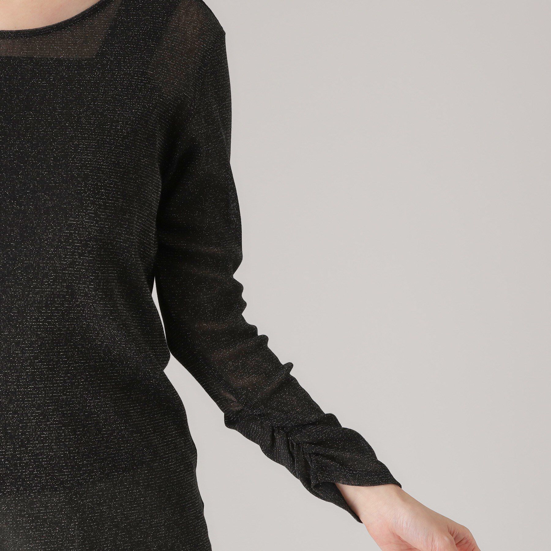 COUP DE CHANCE「【洗える／レイヤードスタイル】ラメプルオーバー」|Tシャツ・カットソー|