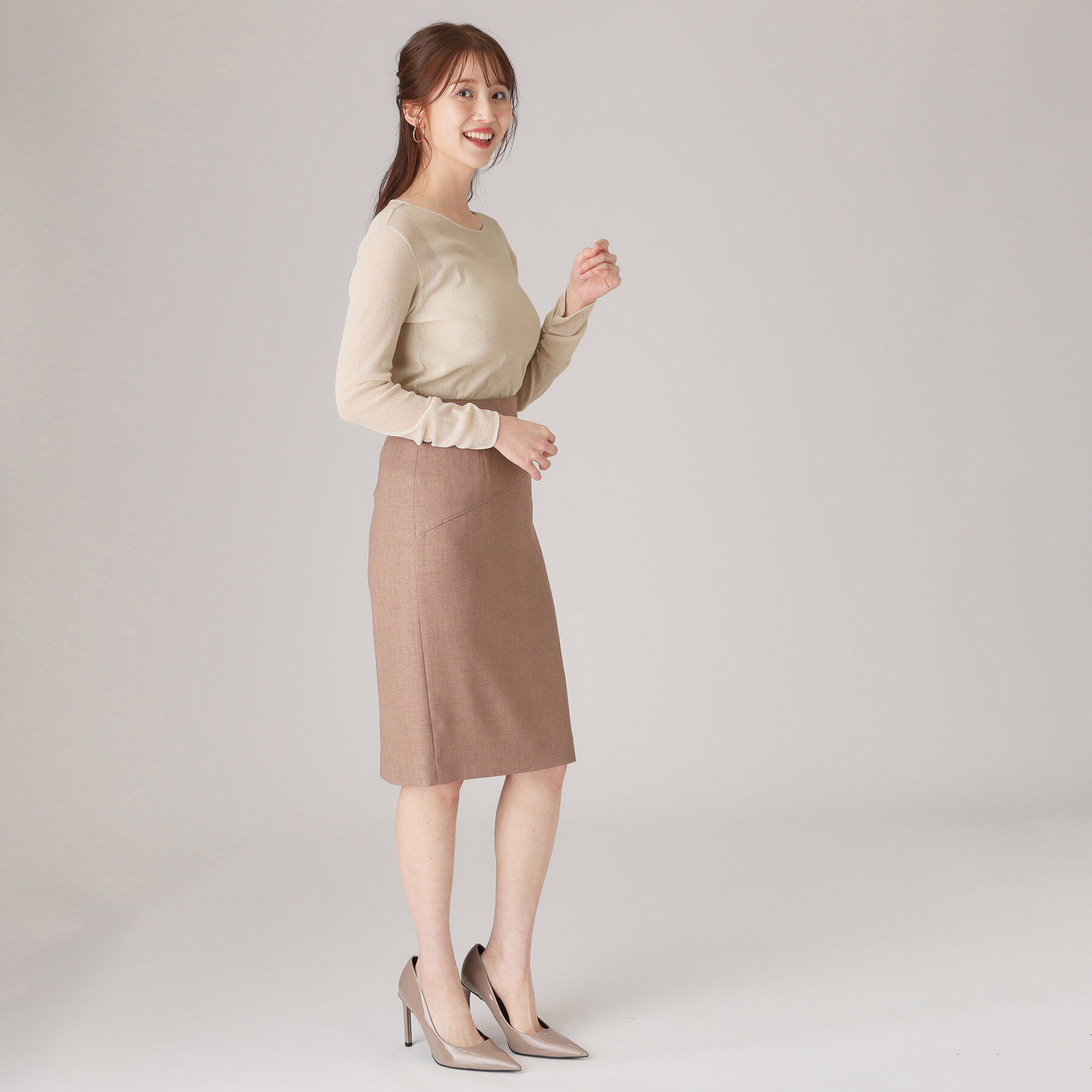 COUP DE CHANCE「【洗える／レイヤードスタイル】ラメプルオーバー」|Tシャツ・カットソー|