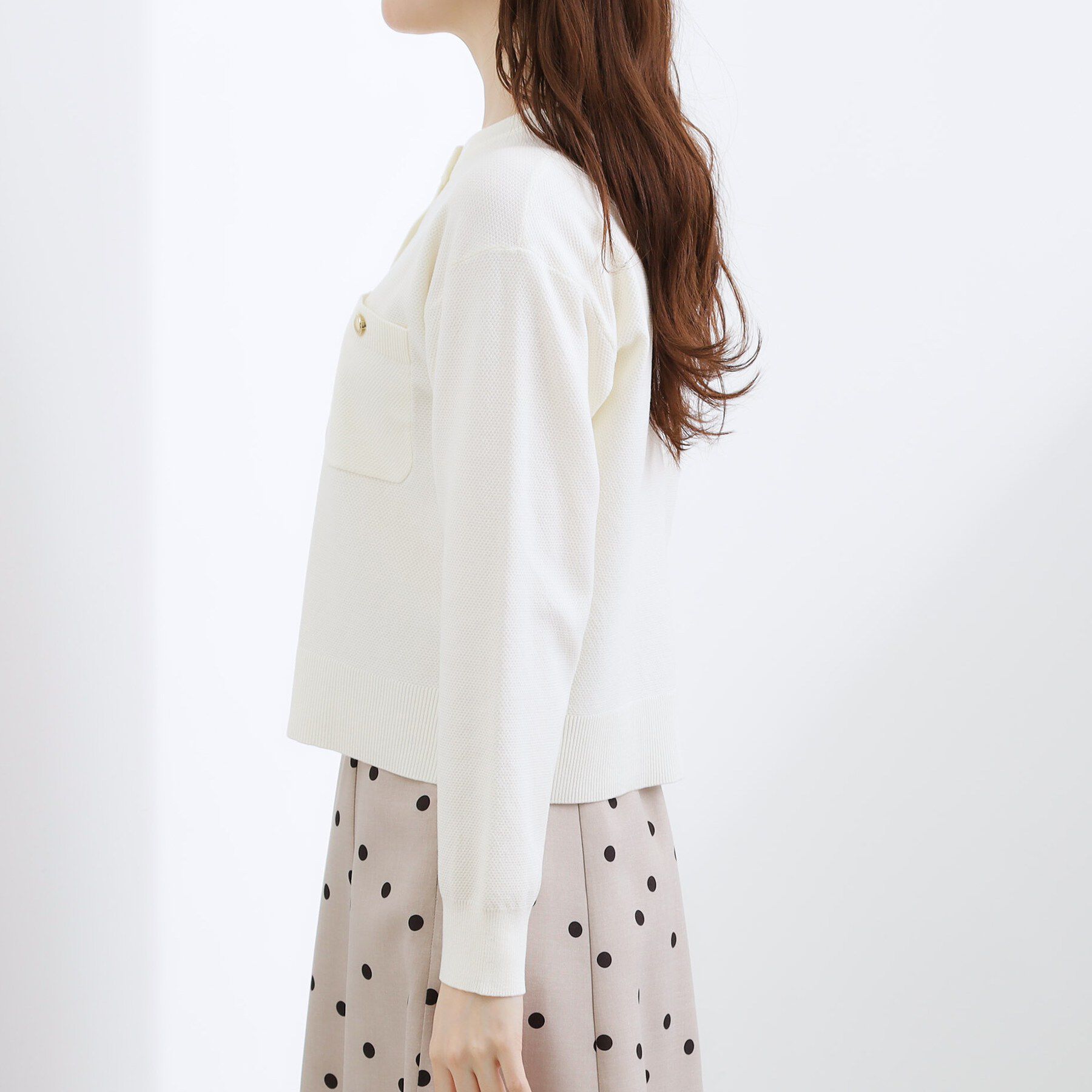 grove「【貴島明日香さん着用】フロントポケットカーディガン」|カーディガン|