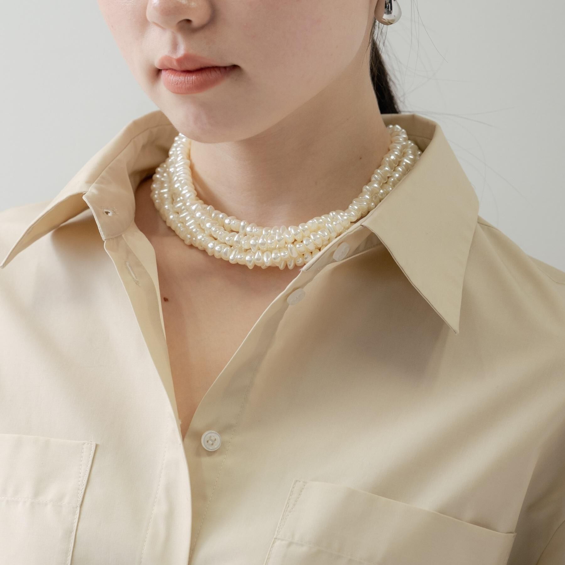 GALLEST「カジュアルパール調ネックレス」|ネックレス|