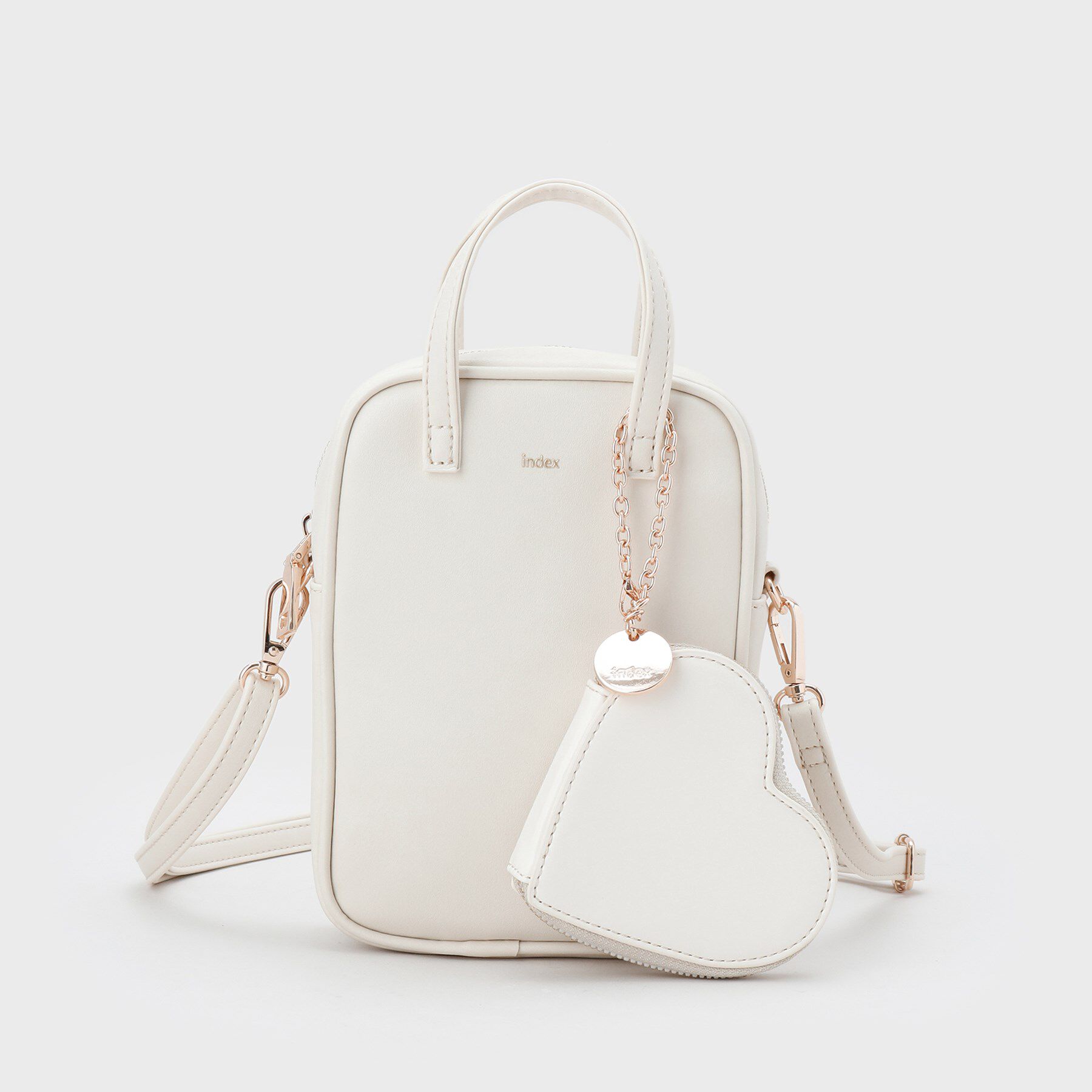 index「【2WAY】ハートポーチ付きミニショルダーバッグ」|ショルダー・メッセンジャー|