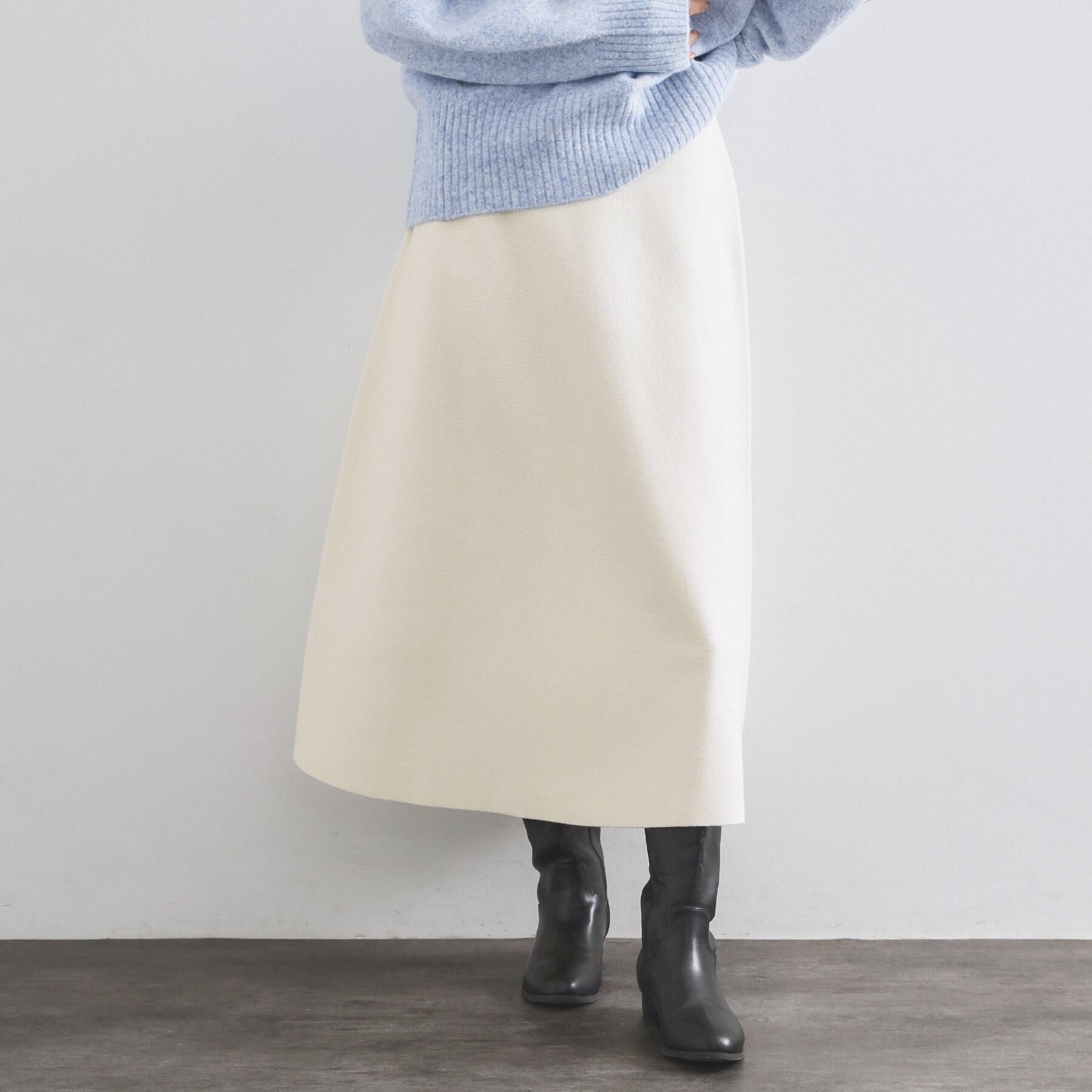 OPAQUE.CLIP「ニットフレアスカート/セットアップ対応【洗濯機OK】」|スカート|