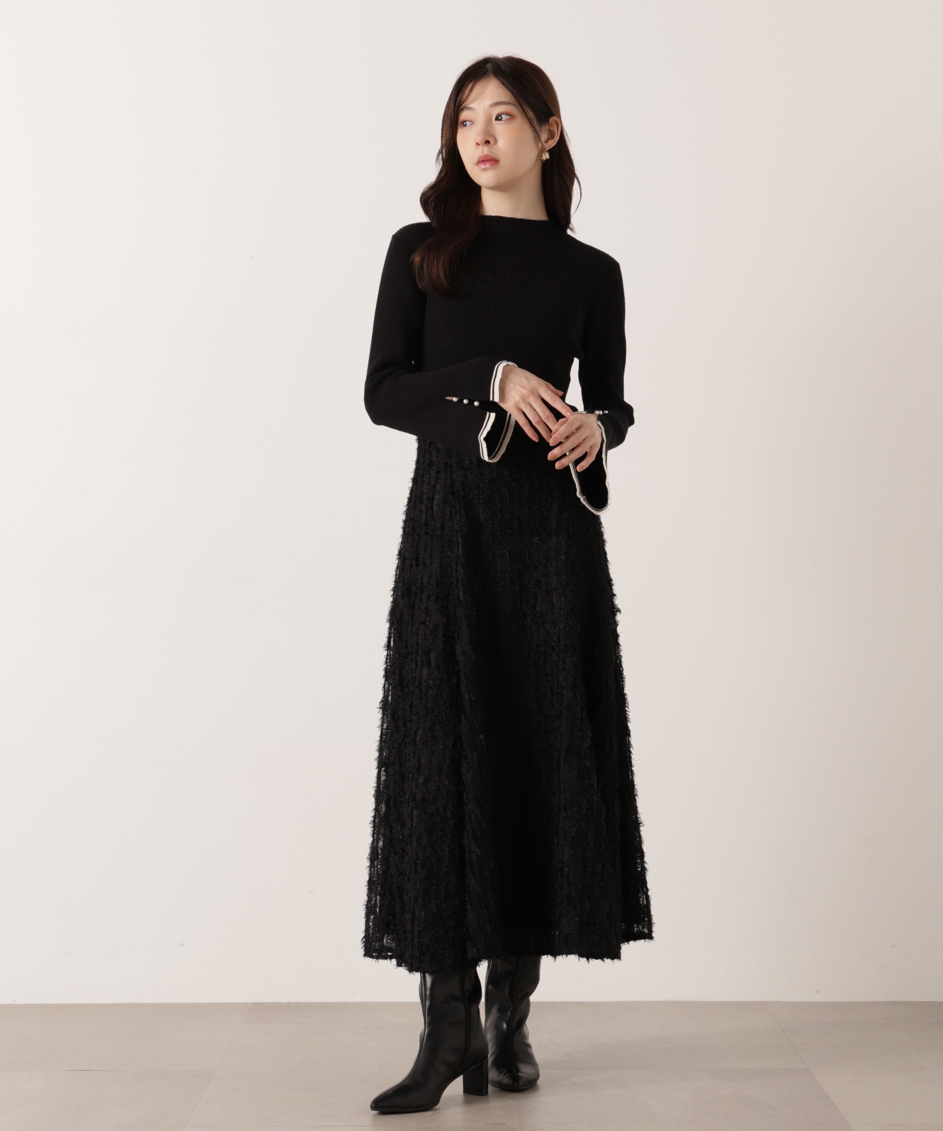 PROPORTION BODY DRESSING「ファンシーフレアスカート 25AW」|スカート|