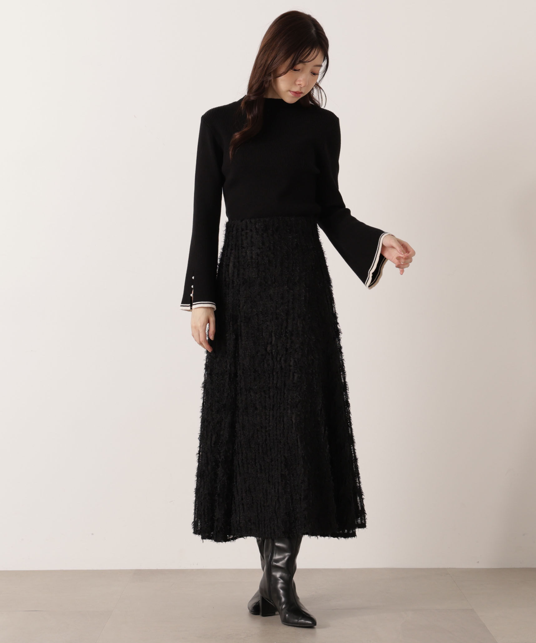 PROPORTION BODY DRESSING「ファンシーフレアスカート 25AW」|スカート|