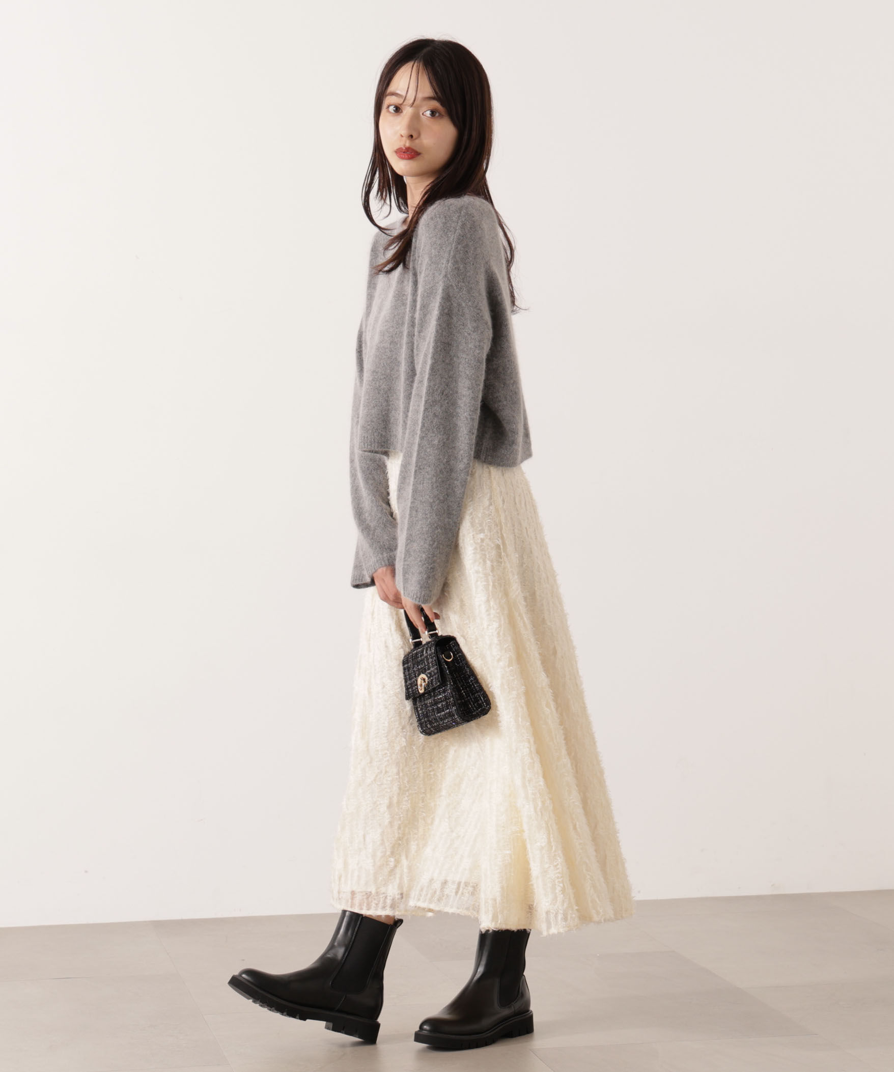 PROPORTION BODY DRESSING「ファンシーフレアスカート 25AW」|スカート|